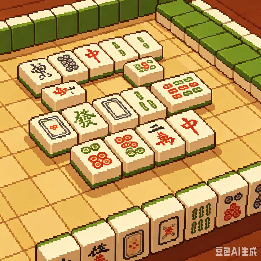 adult senior mahjong game set