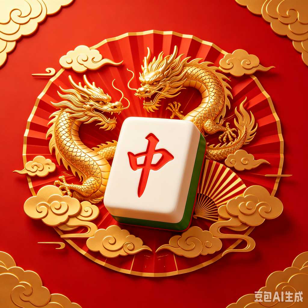 vintage style mahjong set