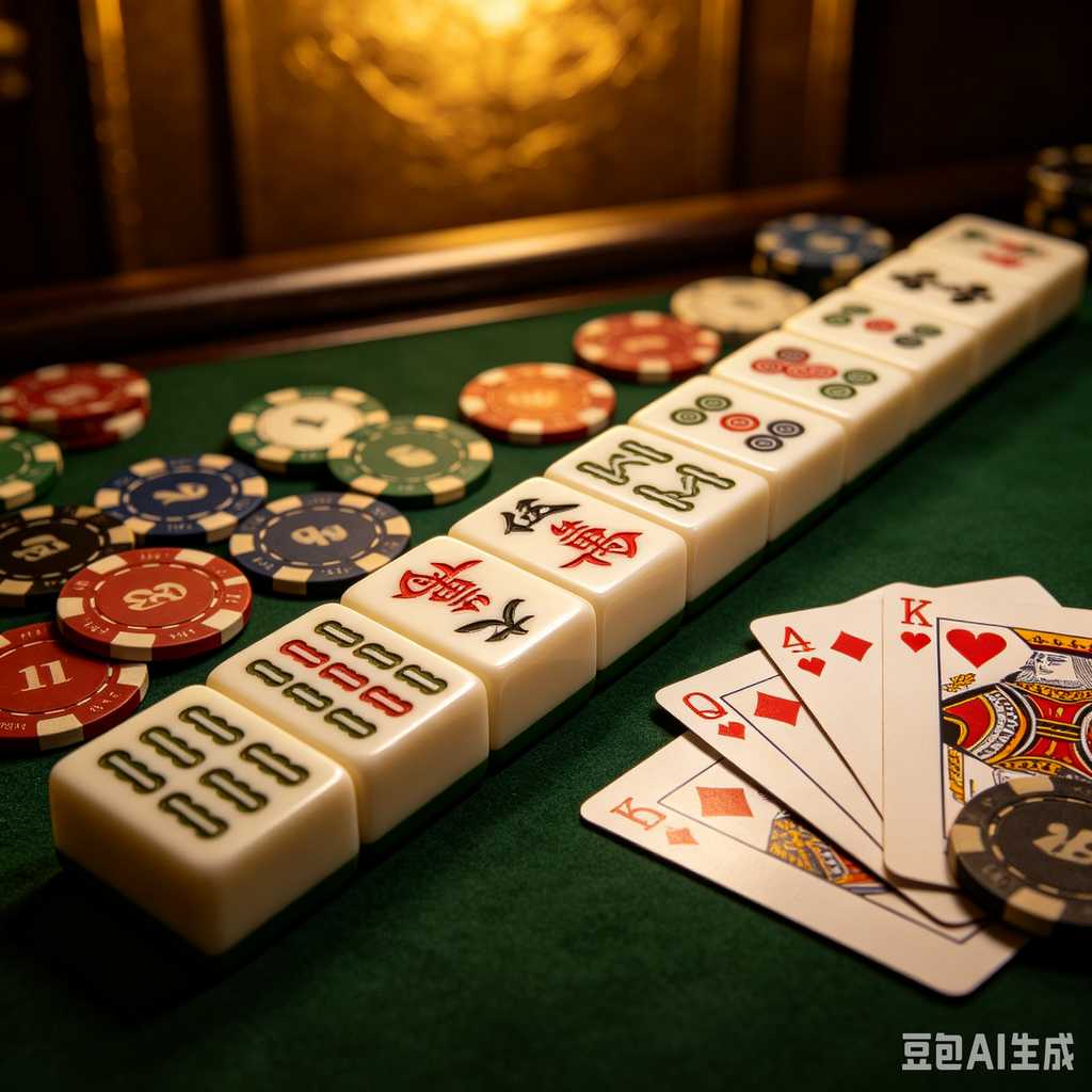 bright color mahjong tiles